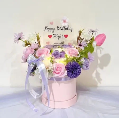 Bloom Box Akrilik Ucapan Ulang Tahun Tapanuli Tengah